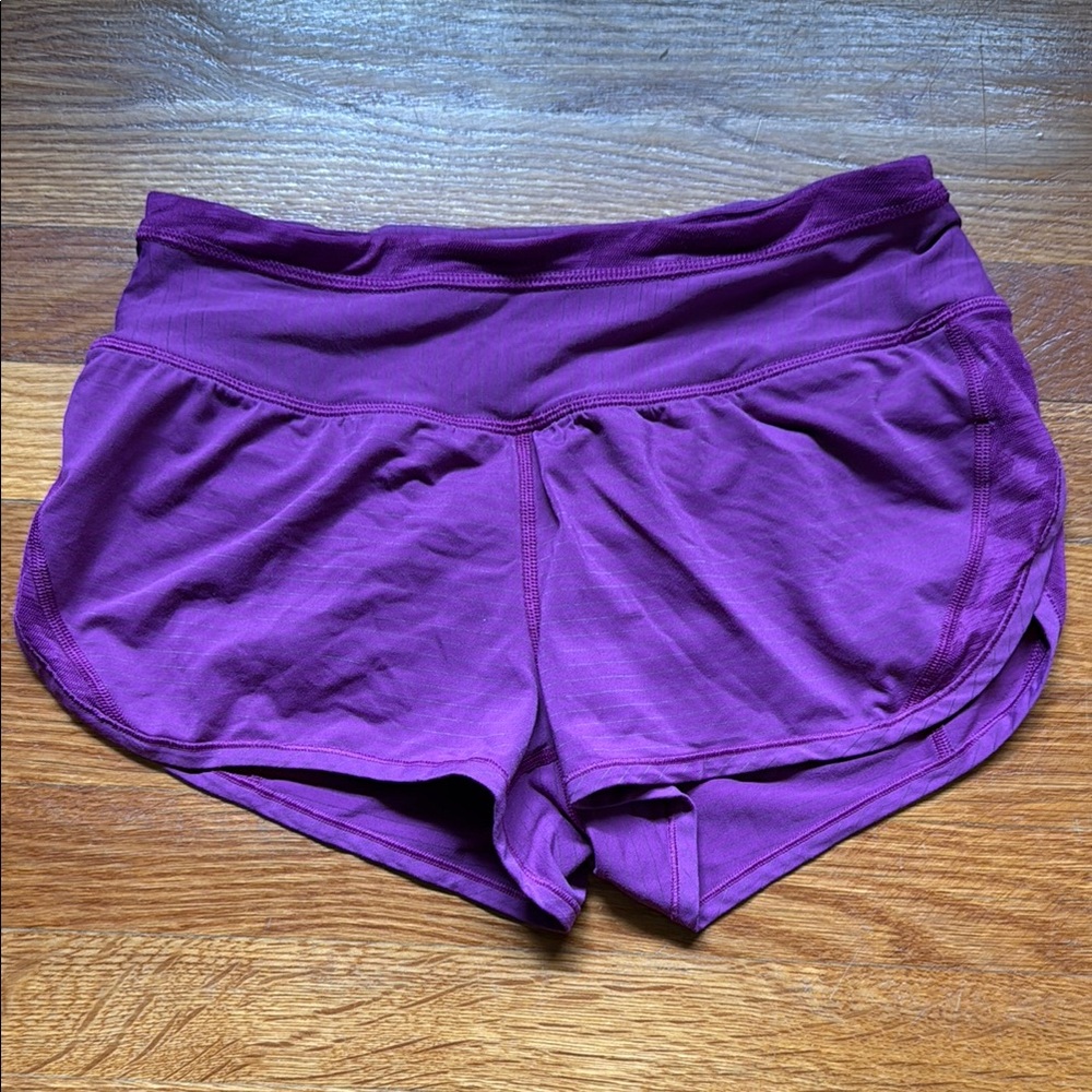 Purplish Pink Lululemon Speed Shorts